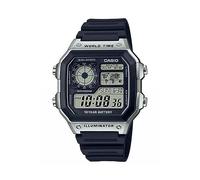 Watch Casio Man Digital AE-1200WH-1CVEF · Duty 100 M · Time World · C
