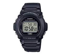 Casio Watch Chronograph Digital Black W-219H-1AV