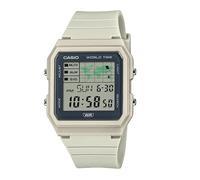 Casio Watch LF-30W-8AEF Digital World Map Multifunction Cream Resin Strap