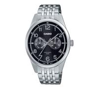 Casio Mtpe340d1avdf 42mm 5atm Quartz Analogical Watch Silver Men