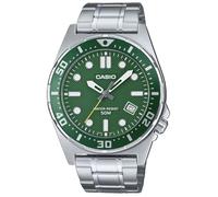 Casio Watch: Silver MTD-135D-3AVDF