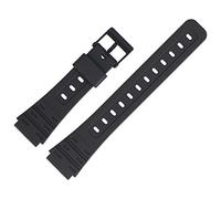 Casio Watch Strap 18mm Plastic Black -
