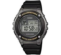 Casio Watch with Japanese Movement W+216H.1B 46mm, Black/White, Strip