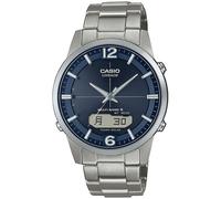 Casio Wave Ceptor Radio-Controlled Solar Titanium Watch Blue LCW-M170TD-2AER