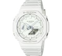 Casio White Unisexs Analogue-Digital Watch G-shock GA-2100-7A7ER