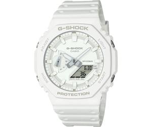 Casio White Unisexs Analogue-Digital Watch G-shock GA-2100-7A7ER