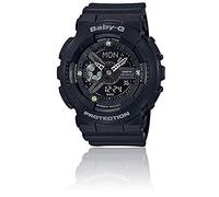 Casio Women's 43.00mm Quartz Watch with Black Analogue - Digital dial and Black Resin Strap BA-135DD-1AER
