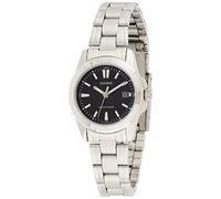 Casio Women's Analog Display Quartz Watch, Silver Stainless Steel Band, Round 26mm Case
