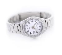 Casio Ltp1302pd7bve 34.5mm 5atm Quartz Analogical Woman Watch Silver Woman