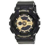 Casio Sports Watch Women's Analog-Digital Display and Black Strap BA-110-1ACR
