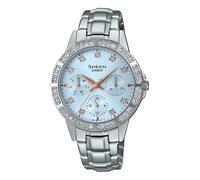 Casio Women's Multi Dial Quartz Watch with Stainless Steel Strap SHE-3517D-2AUEF
