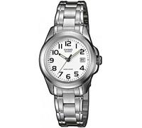 Casio Women's Watch Stainless Steel White Dial Numbers LTP-1259PD-7BEG