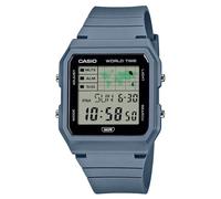 Casio World Map Multifunction (33.7mm) Digital Dial / Blue Bio-Based