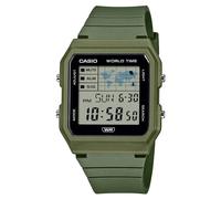 Casio World Map Multifunction (33.7mm) Digital Dial / Green Bio-Based