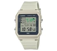 Casio World Map Multifunction (33.7mm) Digital Dial / White Bio-Based