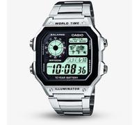 Casio Digital LCD Watch with World Time Alarm Timer Stopwatch - AE-1200WHD-1AVEF