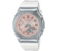 Casio Wristwatch, G-Shock GM-S2110/S2100, Mid-Size Model, Metal Cover, Exclusive Color: White/Pink, 1個, watch