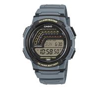 Casio WS-1800 Series | Digital Clock | Blue | LED Illuminator with Back Brightness | Alarm | World Time | Full Auto Calendar