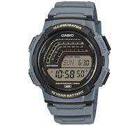 Casio WS-1800 Series | Digital Clock | Blue | LED Illuminator with Back Brightness | Alarm | World Time | Full Auto Calendar