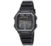 Casio WS1600H Series | Men’s Watch | Sports Design | Stopwatch | Countdown Timer | LED Light with Afterglow | 100M WR | Daily Alarm | Auto Calendar | World Time | 10 Year Battery