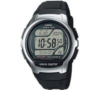 Casio WV-58R Series Wave Sceptor Wristwatch, Black, 1個, Round