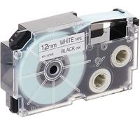 Casio XR-12 WE 12mm Black on White