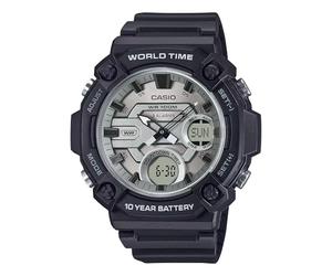 Casio Youth AEQ-120W-7AVDF Analog-Digital Silver Dial Men (AD284)