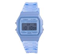Casio Youth Blue Dial Digital Resin Strap Alarm Quartz Unisex Watch F-91WS-2