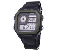 Casio Youth Series Digital World Time Resin Strap AE-1200WHB-1BVDF Men's Watch
