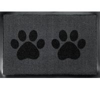 Casita Living Billboard doormat, Kitty Steps Grey 50x75cm, inside and outside, washable