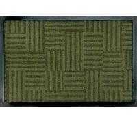 Casita Living Billboard doormat, Linear Maze Green 50x75cm, inside and outside, washable