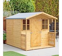 Casita & Veranda 6' 3" x 6' 8" Apex Shed - Premium Dip Treated Shiplap