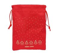 CASITAS MERRY XMAS - Flat Children's Backpack, Easy Cleaning, Backpack, Ideal for Children of Different Ages, Comfortable and Versatile, Quality and Resistance, 26 x 1 x 34 cm