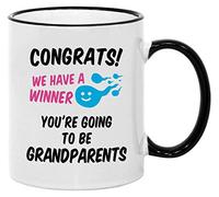 Casitika Pregnancy Announcement For Grandparents. 11 oz First Time Grandma Coffee Mug. Gifts for Baby Announcement to Grandparent. Congrats You're Going to be Grandparents.