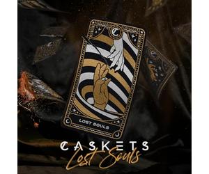 Caskets - Lost Souls (Clear with Gold Black Splatter)