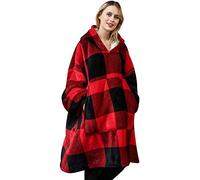 CASKIE Oversized Hoodie Sweatshirt, Soft Cozy Warm Comfortable Novelty Hoodies, One Size Fits All, TV-Blanket for Men Women Teenagers Kids