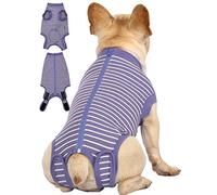 Caslfuca Dog Surgery Recovery Suit - After Spay, Abdominal Wounds Post Surgical Recovery, Anti Licking Breathable Dog Onesies for Small, Medium & Large Pet, Alternative Bandages Cone E-Collar