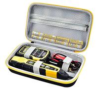 casmilee Case Compatible with Klein Tools VDV500-820 Cable Tracer/Probe Tone Pro Kit, Mesh Pocket for AA Batteries, Adapter and Other Accessory Kit (Black)