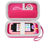 casmilee Children's Smartphone Bag, Universal Children's Toy Telephone Storage Bag - Bag Only, Rose-red, Fashion