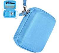 casmilee Digital Camera Case for Digital Camera Compact Camera FHD 1080P 36MP 2.4 Inch LCD Rechargeable Small Storage Box Only, blue, Casual