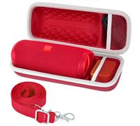 casmilee JBL Flip 6 & 5 Protective Case for JBL Flip Essential 2, Accessories, Waterproof, Practical Speaker Case, Red