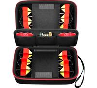 casmilee Target Dart Case Darts Storage Organiser for Steel Tip and Soft Tip Darts - Dart Case with Compartments for Dart Tips, Shafts, Flights and Other Dart Accessories (Box Only) (Hold 12 Darts)