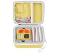 casmilee Travel Case Compatible with Yoto Mini - Kids Audio & Music Player, Holder Bag for Children’s Speaker Plays Audiobook Cards (Yellow, Medium)