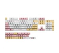 CASNO Keycaps Macaron Candy Keycap DyeSublimation PBT XDA Profile For USB Corded Mechanical Keyboard 125 keycaps