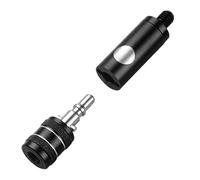 CASNO Quick Release Landing Net Head Adapter Universal Fish Landing Dip Net Connector Fitting Part Portable Fishing Accessorie Universal Fishing Landing Net Connector Durable Fishing Accessory