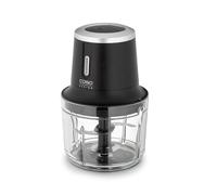 CASO Chop & Go | Cordless Mini Food Processor | Meat, Nut and Vegetable Chopper | Powerful Mini Chopper | 4 Stainless Steel Blades| Emulsifying Disk | Up to 60 Minutes Runtime | 2-Speed | Black