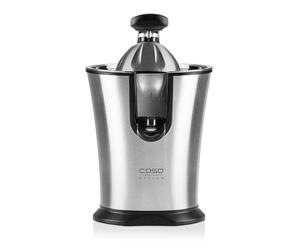 Caso CP 300 Electric and Powerful Design Citrus Juicer with Universal Cone for All Common Citrus Fruits, 160W, Drip Stopper, Stainless Steel Filter, Pressure Arm