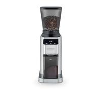 CASO Design Barista Chef Burr Grinder, Coffee Grinder with Portafilter Holder, 48 Precise Grind Settings, Removable Bean Hopper with 250g Capacity, Sealed Collection Container for 100g Ground Coffee
