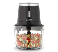 CASO DESIGN Chop & Go Black Cordless Chopper 200W USB-C Rechargeable 1L