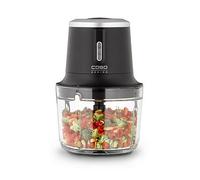 CASO Chop & Go | Cordless Mini Food Processor | Meat, Nut and Vegetable Chopper | Powerful Mini Chopper | 4 Stainless Steel Blades| Emulsifying Disk | Up to 60 Minutes Runtime | 2-Speed | Black